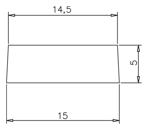 PVC Çivili Poligrit · 2506 — Teknik çizim