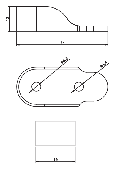 Oval Flanş (Sac) · 2707 — Teknik çizim